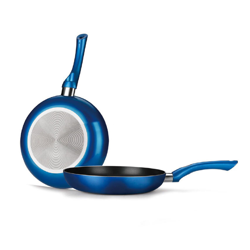 Bratpfannen-Set, 24 cm, 28 cm, Keramik-Antihaft-Bratpfannen-Set für die Küche, Hausmannskost und Camping im Freien