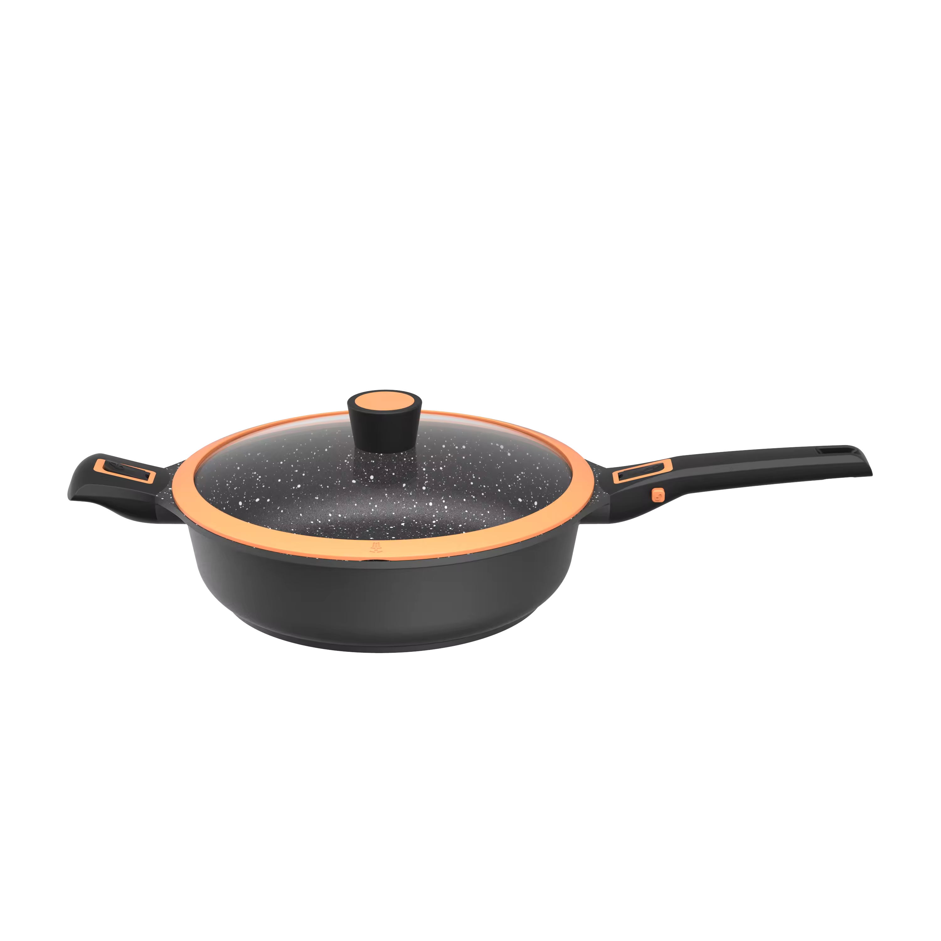 Leerpan Aluminium Sobadora de Pota Laib Aluminiumguss Deep Cake Fry Ice Cream Ast Maschine Doppelpfanne mit Deckel