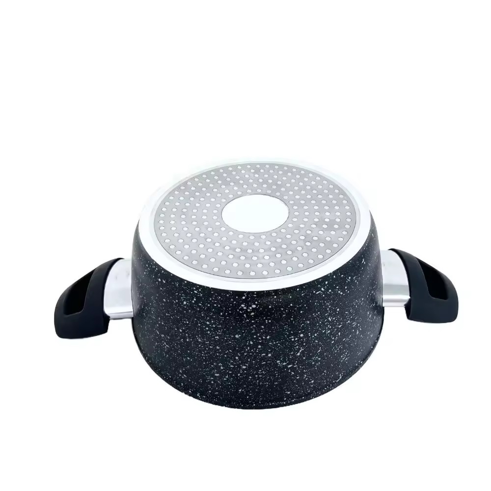 Klassischer Kochtopf, Suppentopf aus Aluminiumlegierung mit unterschiedlichem Fassungsvermögen und Bakelitgriff