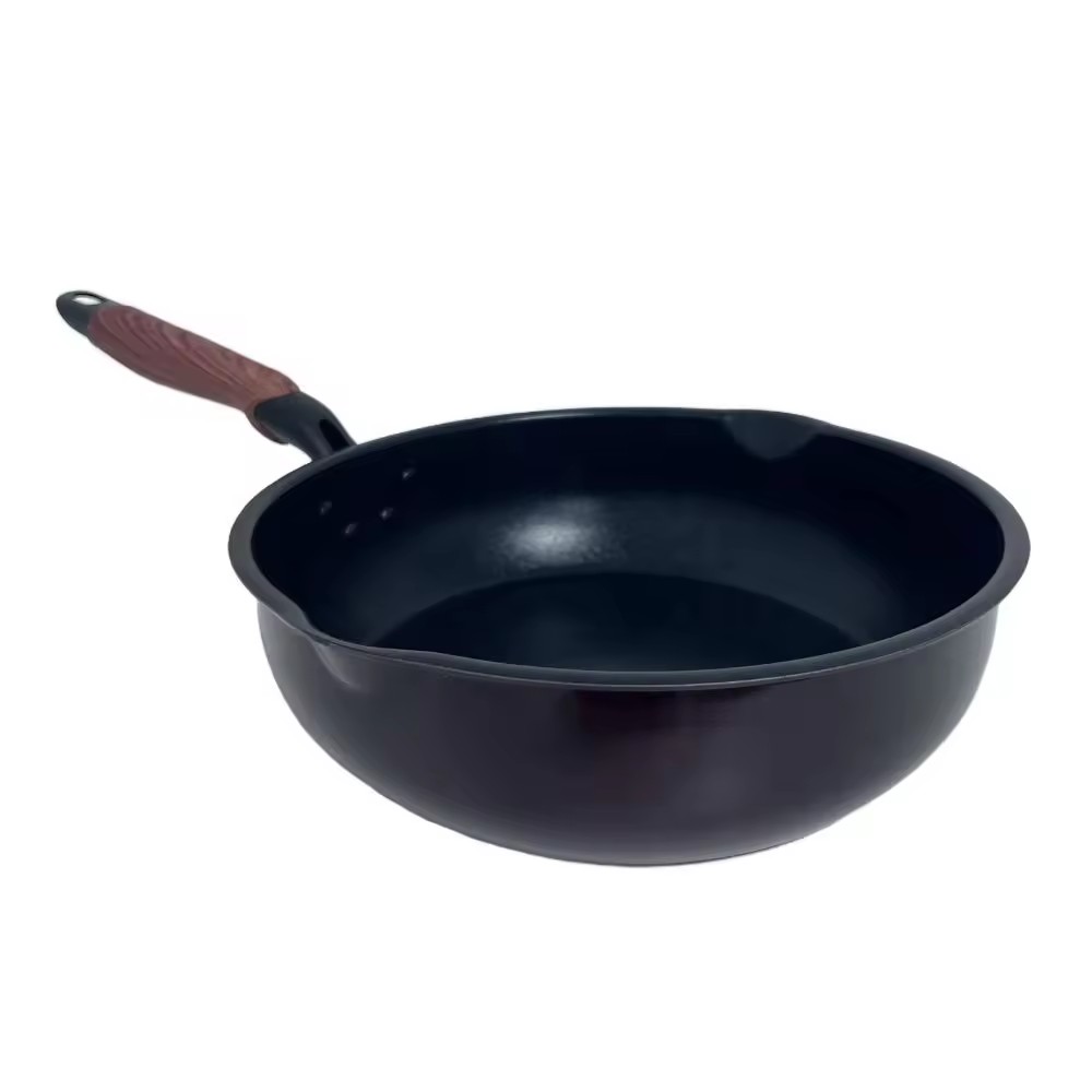 Outdoor-Restaurantküche, 20/24/28 cm, runde Aluminium-Bräterpfannen