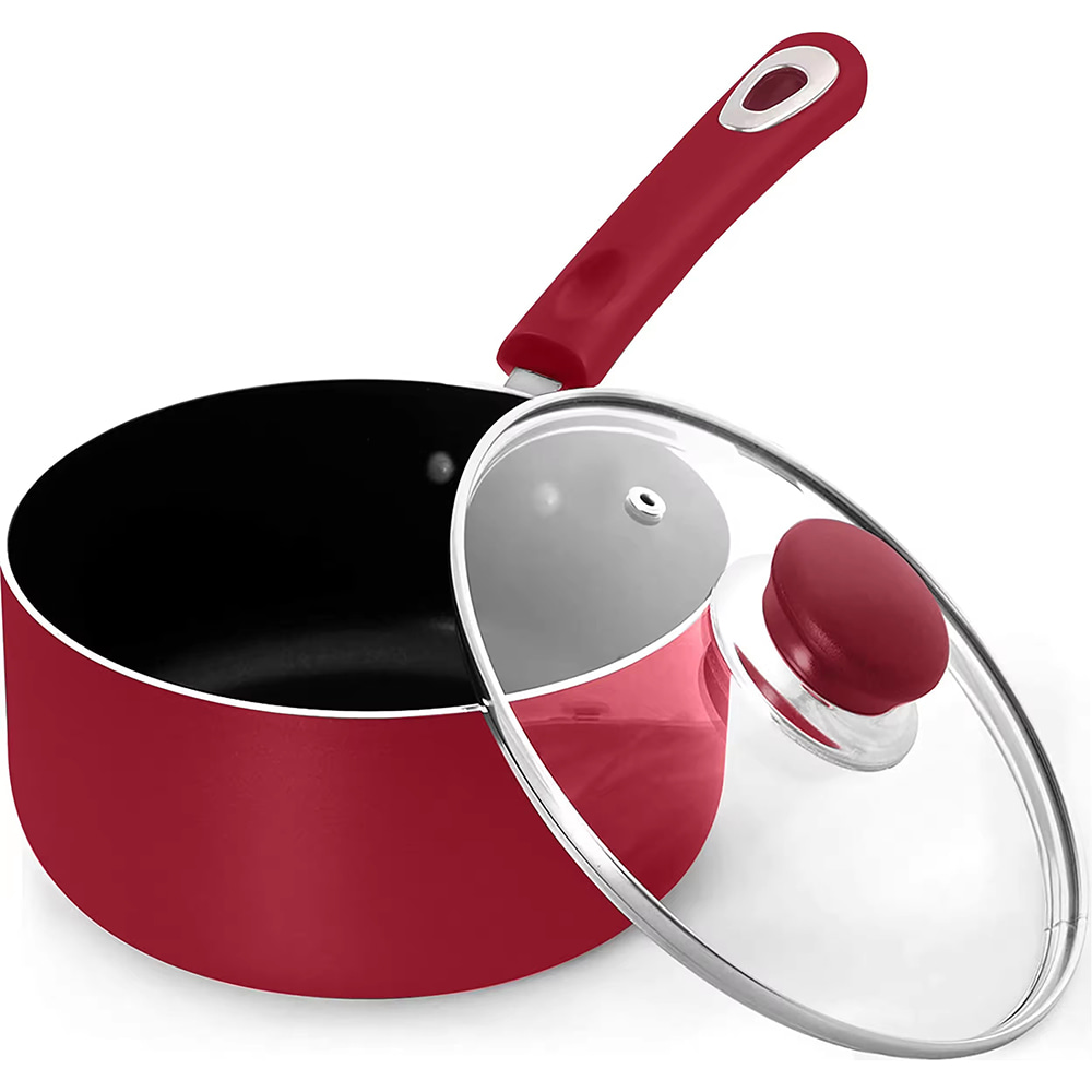 18 cm, 20 cm, 22 cm, 24 cm, 26 cm, individuelle Logo-Größe, Antihaft-Milchsaucentopf mit Deckel